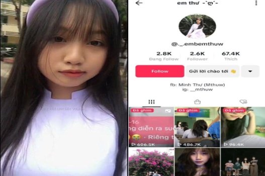 Nữ sinh Thư hot trend lộ video nhạy cảm